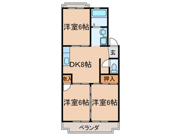 グリ－ンハイツ 猪高台の物件間取画像